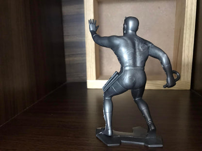 MARX TOYS RECAST 6" MARVEL SUPERHEROES SET (6 FIGURES) GRAY