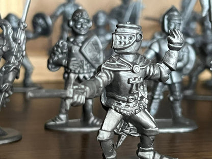 LEYLA & MANURBA RECAST 60 MM (1:30 SCALE)  FOOT KNIGHTS (16 FGURES)