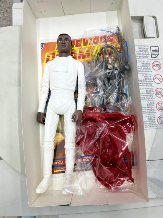 MARX RECAST 12" ACTION FIGURE JED GIBSON W/ FULL ACCESSORIES (WHITE)
