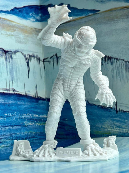 MARX TOYS RECAST 6" CLASSIC HOLLYWOOD MONSTERS- 6 FIGURE SET (WHITE)
