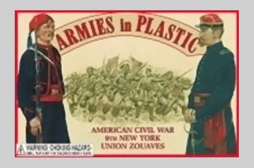 ARMIES IN PLASTIC 5435 AMERICAN CIVIL WAR 9TH NEW YORK UNION ZOUAVES (BLUE)