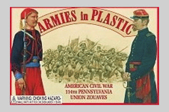 ARMIES IN PLASTIC 5437 AMERICAN CIVIL WAR 114TH PENNSYLVANIA UNION ZOUAVES