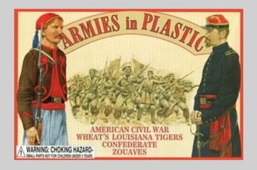 ARMIES IN PLASTIC 5439 AMERICAN CIVIL WAR WHEAT'S LOUISIANA TIGERS ZOUAVES