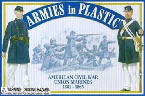 ARMIES IN PLASTIC 5459 AMERICAN CIVIL WAR UNION MARINES 1861-1865