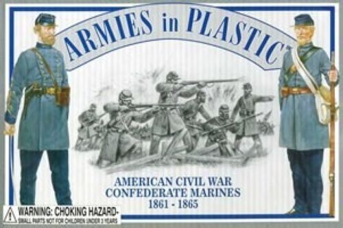 ARMIES IN PLASTIC 5460 AMERICAN CIVIL WAR CONFEDERATE MARINES 1861-1865