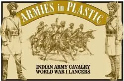 ARMIES IN PLASTIC 5476 WWI INDIAN ARMY CAVALRY LANCERS (BROWN)