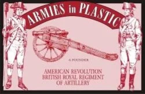 ARMIES IN PLASTIC 5479 AMERICAN REVOLUTION BRITISH ROYAL REGIMENT OF ARTILLERY