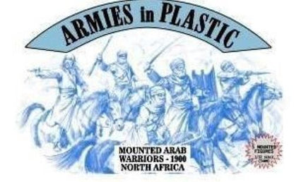 ARMIES IN PLASTIC 5487 NORTH AFRICA MOUNTED ARAB WARRIORS-1900