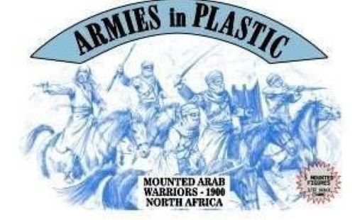 ARMIES IN PLASTIC 5487 NORTH AFRICA MOUNTED ARAB WARRIORS-1900