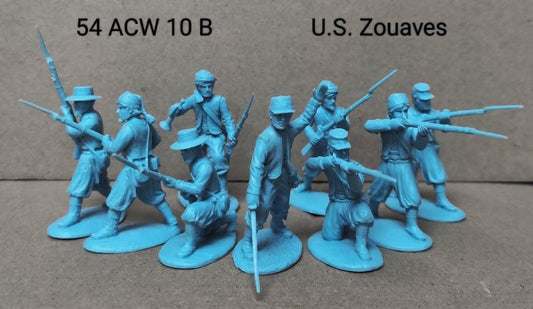 EXPEDITIONARY FORCE 54 ACW 10 B AMERICAN CIVIL WAR U.S. UNION ZOUAVES