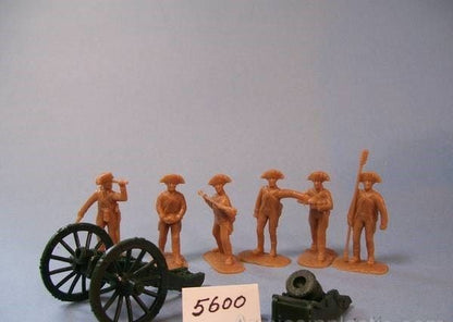 ARMIES IN PLASTIC 5600 AMERICAN REVOLUTION AMERICAN CONTINENTAL ARTILLERY CO.