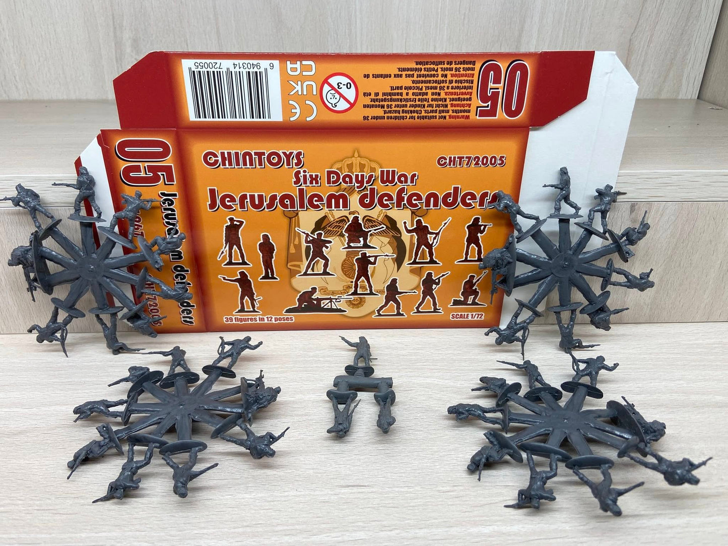 CHINTOYS 1: 72 CHT72005 SIX DAY WAR JERUSALEM DEFENDERS (39 FIGURES/12 POSES)