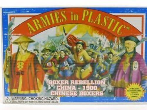 ARMIES IN PLASTIC SET 5413 (A) BOXER REBELLION CHINESE BOXERS CHINA 1900 RED