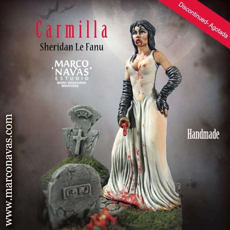 MARCO NAVAS STUDIO LIMITED EDITION HAND PAINTED CARMILLA-DISCONTINUED & RETIRED