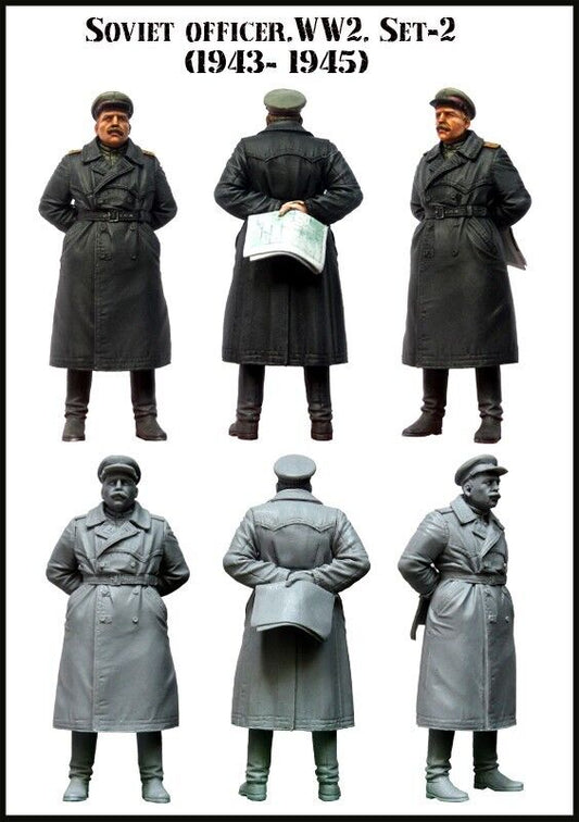 EVOLUTION MINIATURES 1:35 SET EM-35083 WWII SOVIET OFFICER 1943-1945 SET 2