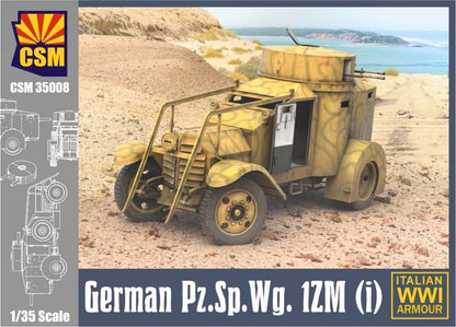 COPPER STATE MODELS CSM 35008 1:35 WWI GERMAN PZ.SP.WG. 1 ZM (i) ITALIAN ARMOUR