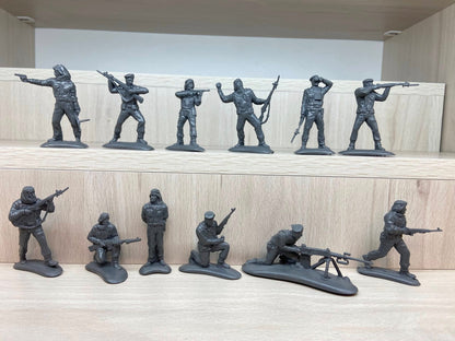 ENGINEER BASEVICH 1:32 SET 46 SIX-DAY WAR 1967 JORDAN'S ARMY (12 FIGURES)-GRAY