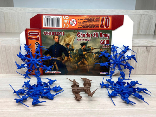 CHINTOYS 1:72 CHT72007 GREAT NORTHERN WAR CHARLES XII ARMY SET 1 (44 FIGURES)