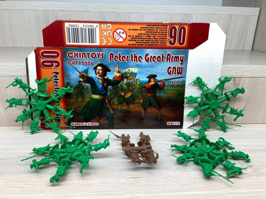 CHINTOYS 1:72 CHT72006 GREAT NORTHERN WAR PETER THE GREAT ARMY SET 1 (44 FIGURES)