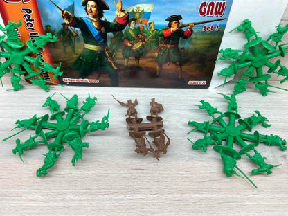CHINTOYS 1:72 CHT72006 GREAT NORTHERN WAR PETER THE GREAT ARMY SET 1 (44 FIGURES)
