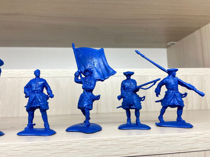 ENGINEER BASEVICH 1:32 SET 49 THE NORTHERN WAR OF 1700-1721 SWEDISH ARMY (BLUE)