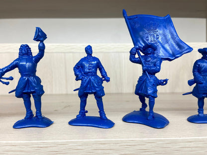 ENGINEER BASEVICH 1:32 SET 49 THE NORTHERN WAR OF 1700-1721 SWEDISH ARMY (BLUE)