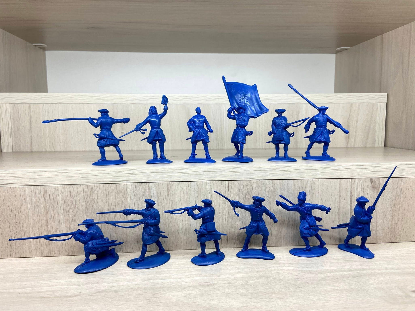 ENGINEER BASEVICH 1:32 SET 49 THE NORTHERN WAR OF 1700-1721 SWEDISH ARMY (BLUE)