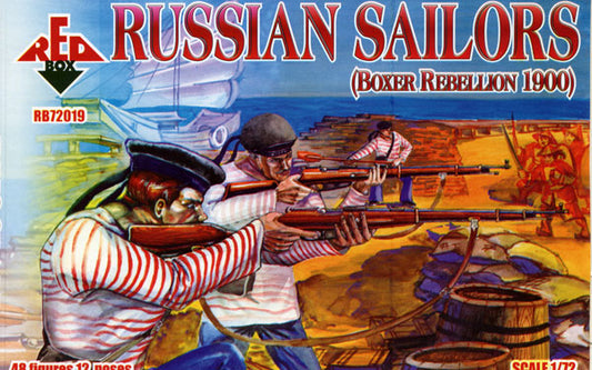 REDBOX 1:72 RB72019 BOXER REBELLION 1900 RUSSIAN SAILORS (48 FIGURES) TAN