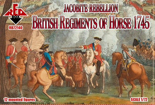 REDBOX 1:72 RB72140 JACOBITE REBELLION BRITISH REGIMENTS OF HORSE 1745