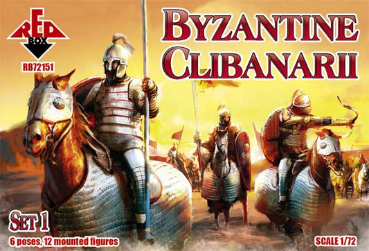 REDBOX 1:72  RB72151 BYZANTINE CLIBANARII SET 1 (BROWN) 12 MOUNTED FIGURES