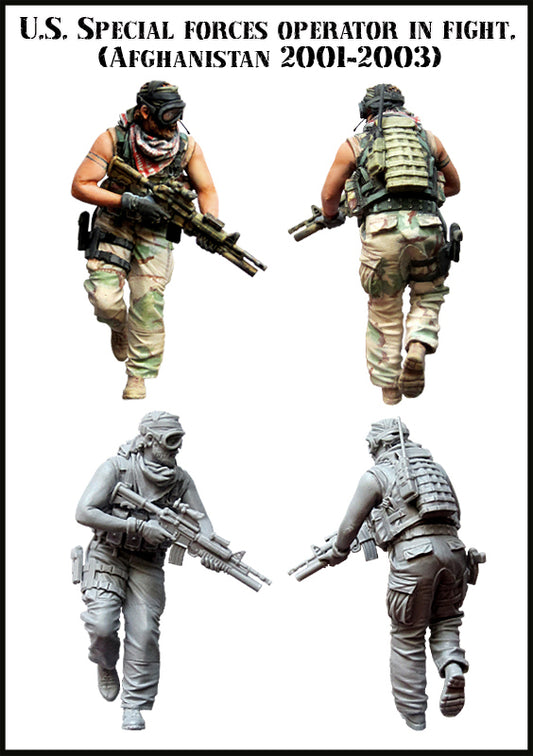 EVOLUTION MINIATURES 1:35 SET EM-35076 U.S. SPECIAL FORCER OPERATOR IN FIGHT