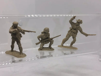 LOD Enterprises from BARZSO Playset LOD035 PIONEER SET  1-  (9 FIGURES) TAN