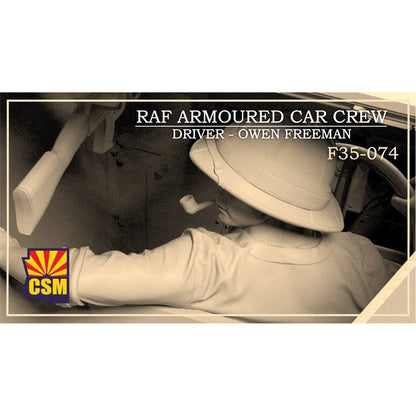 COPPER STATE MODELS 1:35 CSM F35-074 RAF ARMOURED CAR CREW DRIVER OWEN FREEMAN