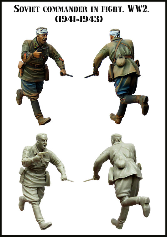 EVOLUTION MINIATURES 1:35 SET EM-35093 WWII SOVIET COMMANDER IN FIGHT 1941-1943