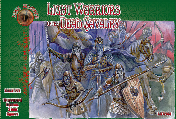 DARK ALLIANCE 1:72 FANTASY SET ALL72013 LIGHT WARRIORS OF THE DEAD CAVALRY