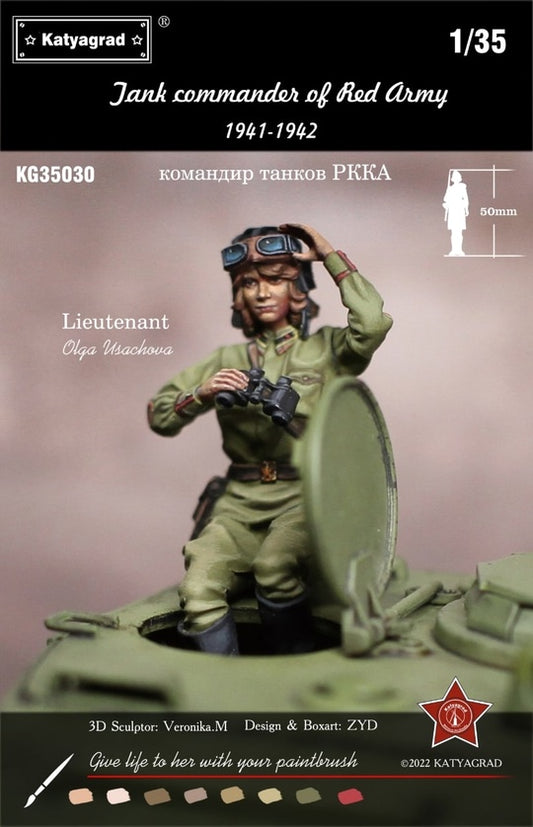 KATYAGRAD MINIATURES 1:35 KG35030 RED ARMY TANK COMMANDER  1942