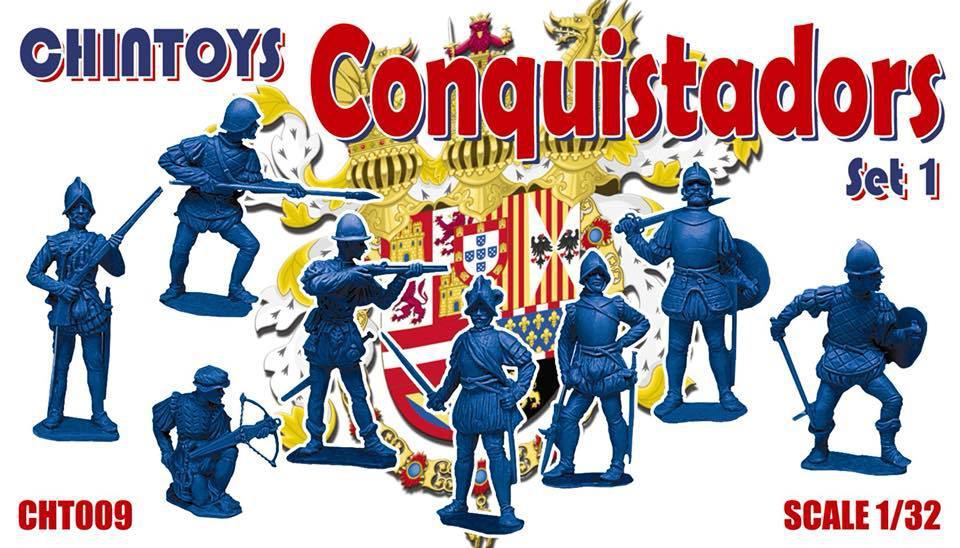 CHINTOYS CHT009 CONQUISTADORES SET 1