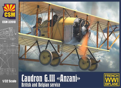 COPPER STATE MODELS CSM 32010 1:32 CAUDRON G.III "ANZANI" BRITISH & BELGIAN SERVICE