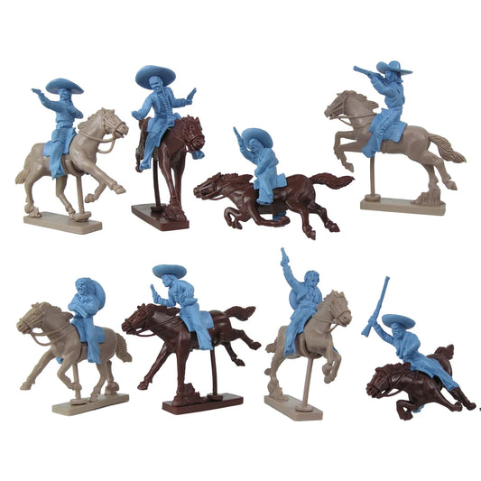 LOD Enterprises Plastic Figure Set LOD021 Steve Weston's Mounted Bandits