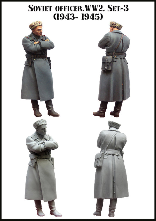 EVOLUTION MINIATURES 1:35 SET EM-35084 WWII SOVIET OFFICER 1943-1945, SET 3