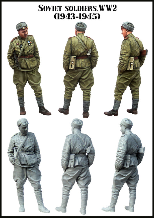 EVOLUTION MINIATURES 1:35 SET EM-35152 WWII SOVIET SOLDIER 1943-1945  (1 FIGURE)