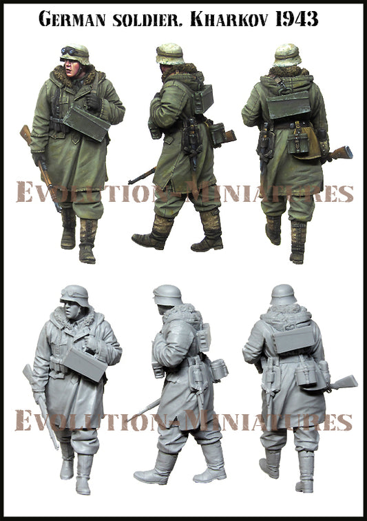 EVOLUTION MINIATURES 1:35 EM-35203 WWII GERMAN SOLDIER, KHARKOV 1943 (1 FIGURE)