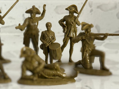 LOD Enterprises Set LOD090 HAITIAN MILITIA PLAYSET-8 FIGURES-OLIVE RESIN