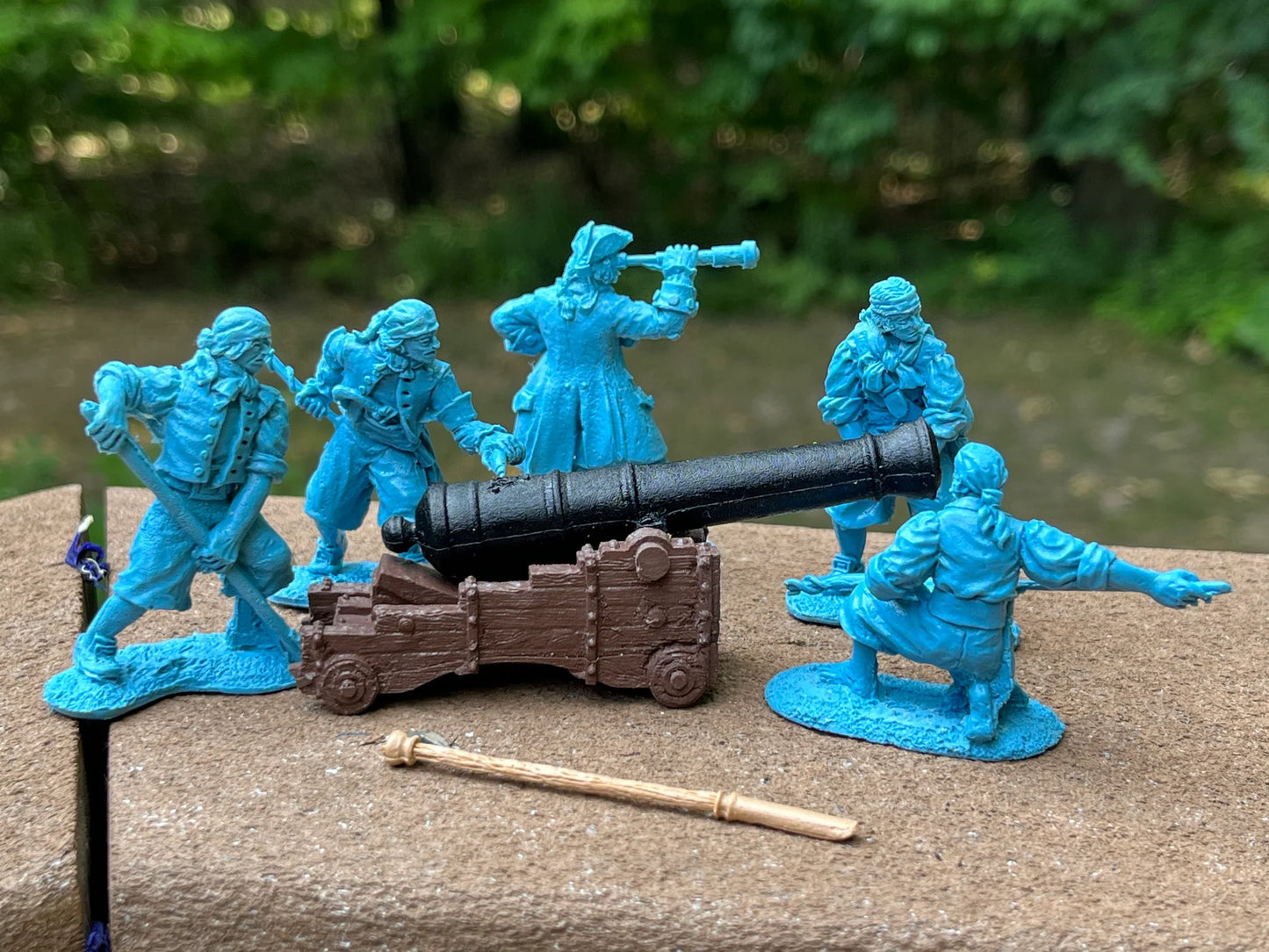 LOD Enterprises Set LOD071 BARZSO FIGURE SETS PIRATE  ARTILLERY SET (9 PIECES)