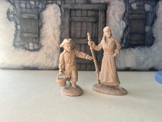 LOD Enterprises CHARACTER FIGURE SET REBECCA & ISRAEL BOONE (2 FIGURES)