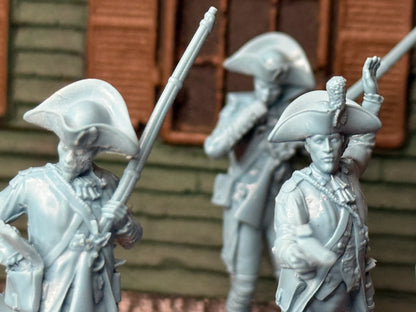 LOD Enterprises Set LOD090 HAITIAN MILITIA PLAYSET-8 FIGURES-GRAY RESIN
