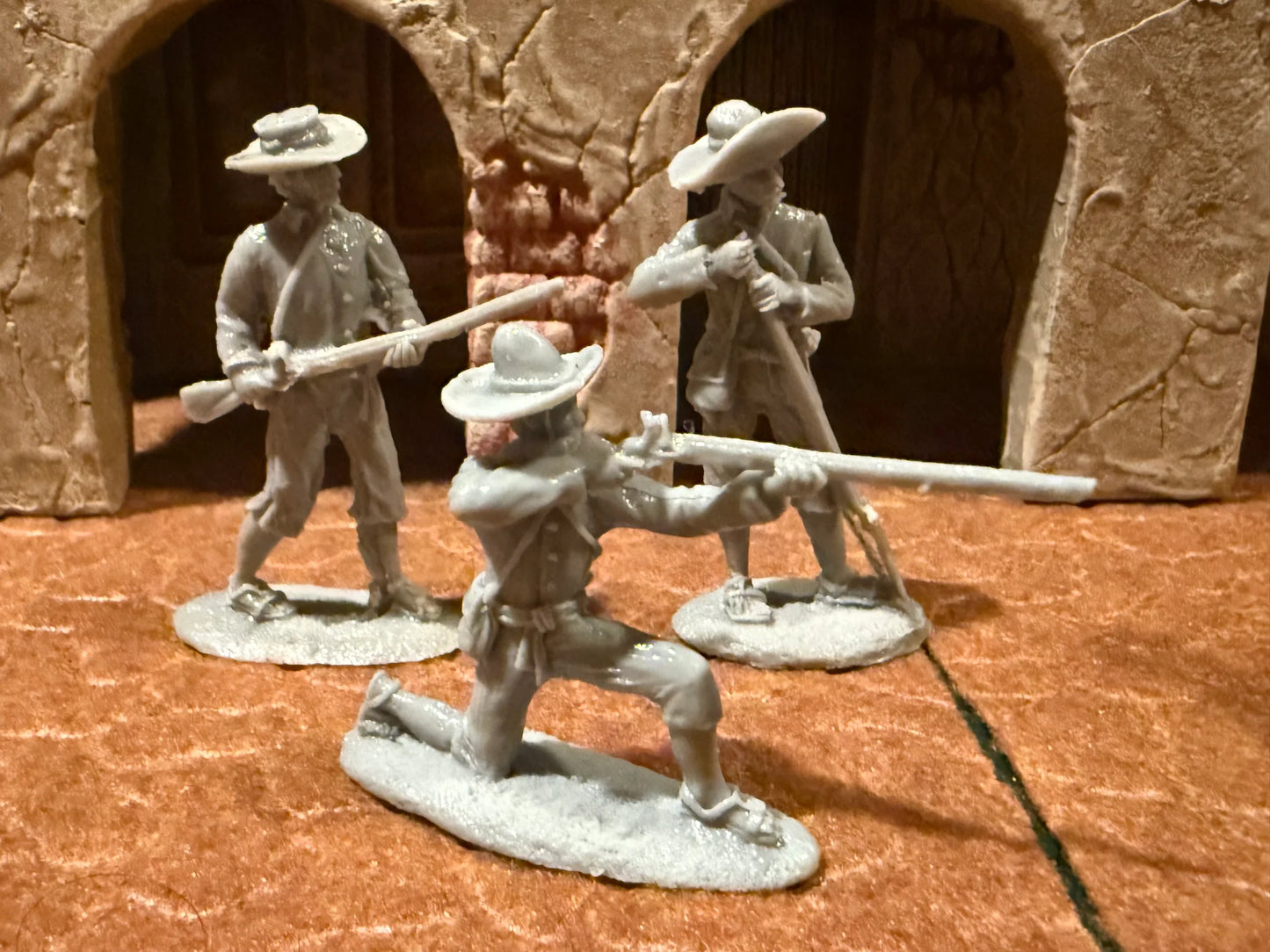LOD Enterprises BARZSO PLAYSET LOD091 MEXICAN MILITIA SET 1  (7 FIGURES/7 POSES)