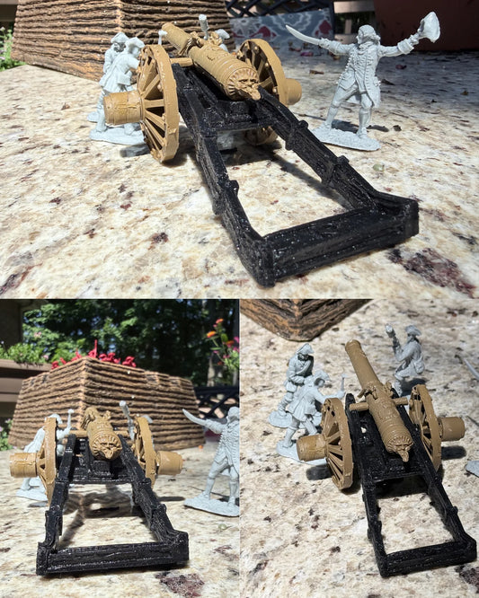 LOD Enterprises Plastic Set LOD076 FRENCH & INDIAN WAR FRENCH ARTILLERY CREW