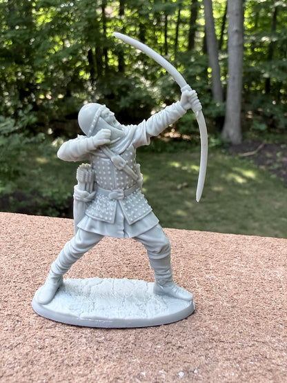 LOD Enterprises Plastic Figure Set LOD100 MEDIEVAL ARCHERS (8 FIGURES)