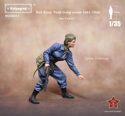 KATYAGRAD MINIATURES 1:35 KG35011 RED ARMY TANK TROOP NURSE (1941-1942)